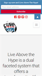 Mobile Screenshot of liveabovethehype.com